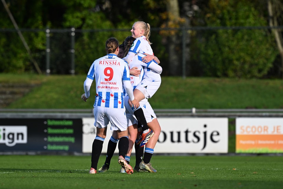 Eindelijk winst voor SC Heerenveen vrouwen